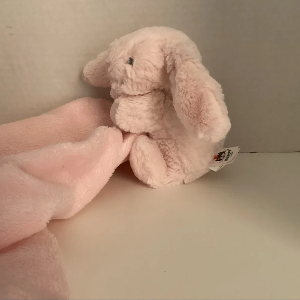 Jellycat bashfull bunny lovey blanket 13”x13” - Picture 3 of 8
